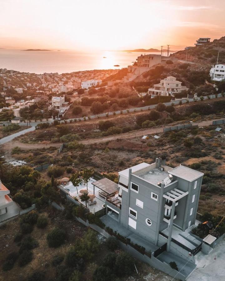 "Stergiou Luxury Apartments" Με Κοινη Πισινα Saronida Exterior photo